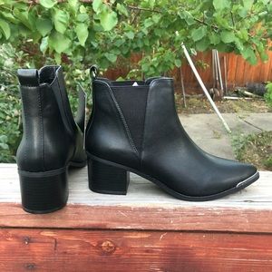 Forever 21 faux leather ankle boots